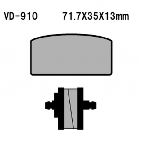VESRAH KLOCKI HAMULCOWE KH22 BMW R60/75/80/90/100