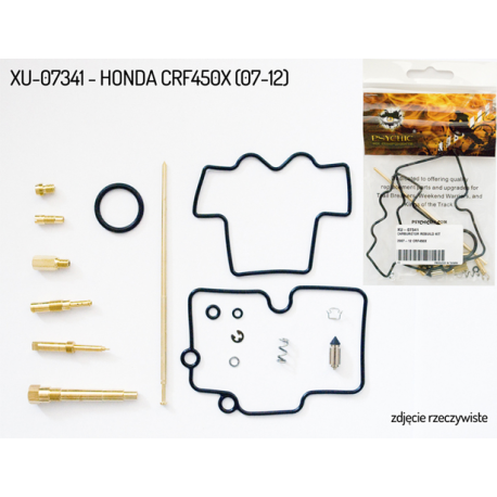 NACHMAN ZESTAW NAPRAWCZY GAŹNIKA HONDA CRF 450X '07-'12 (PSYCHIC)(26-1473)