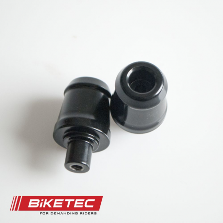 BIKETEC KOŃCÓWKI/CIĘŻARKI KIEROWNICY KAWASAKI (PATRZ OPIS DODATKOWY) KOLOR CZARNY OEM:13042-0753