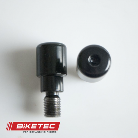 BIKETEC KOŃCÓWKI/CIĘŻARKI KIEROWNICY YAMAHA (PATRZ OPIS DODATKOWY) KOLOR CZARNY OEM:5GJ-26246-00-00