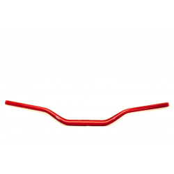 ACCEL 2020 NOWY TOWAR KIEROWNICA (28,6MM) TAPER MX WZÓR YAMAHA YZ WYSOKA (7075-T6) ERGAL KOLOR CZERWONY (SZER. 803MM, WYS. 92MM)