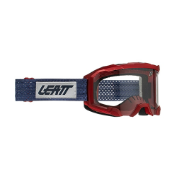 LEATT (2021/2022) GOGLE VELOCITY 4.0 MTB GOGGLE CHILLI LENS CLEAR 83% - KOLOR BORDOWY/GRANATOWY SZYBKA PRZEŹROCZYSTA