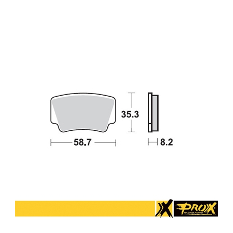 PROX KLOCKI HAMULCOWE KH463 KTM 450/505/525 SX/XC ATV '08-12 TYŁ