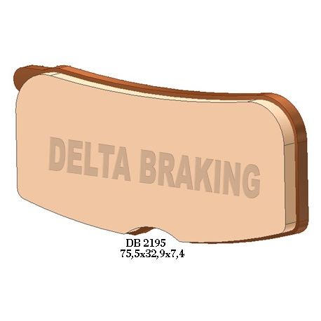 DELTA BRAKING KLOCKI HAMULCOWE KH474 CAN-AM SPYDER RS / RS-S / RT / RT LTD / RT-S '10-12, RS SE5 / SM5 '08-09 PRZÓD STRONA LEWA