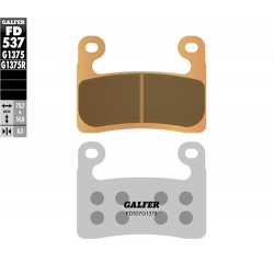 GALFER KLOCKI HAMULCOWE SPIEK METALICZNY (ZŁOTE) SPORT, PRZÓD BMW S 1000RR ABS '19-, S 1000R '21-, S 1000XR '20-, R 1250GS / ADV