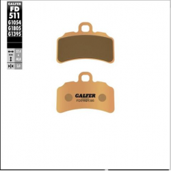 GALFER KLOCKI HAMULCOWE SINTER GAS GAS TRIAL GP125/250/300 '19-, PRZÓD