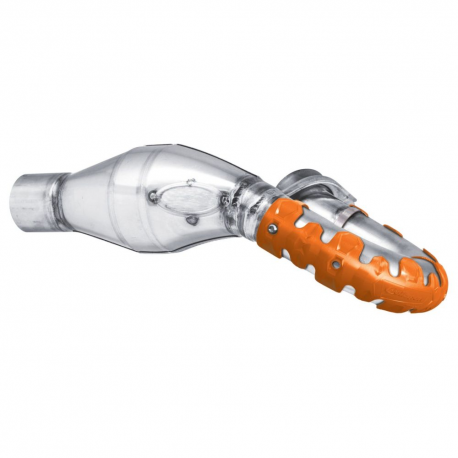 POLISPORT OSŁONA KOLEKTORA WYDECHOWEGO (4T) KRÓTKA 22 CM KOLOR POMARAŃCZOWY