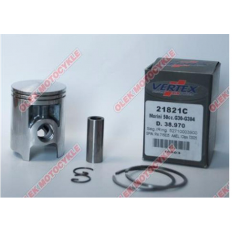 VERTEX TŁOK MORINI G30, G304 50CCM (38,96MM) 2 PIERŚCIENIE