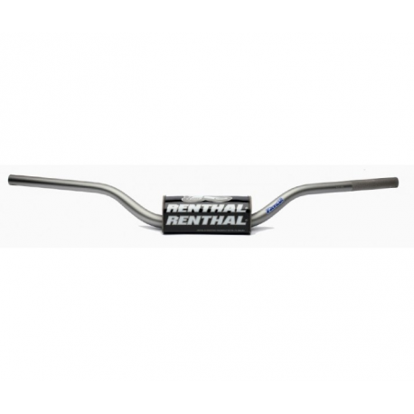 RENTHAL KIEROWNICA 1,1/8 CALA (28,6MM) MX FATBAR GREY RC SX/SXF 06-09, SUZUKI RM/RMZ 06-13 KOLOR SZARY Z GĄBKĄ