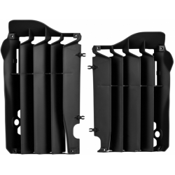 POLISPORT OSŁONY CHŁODNICY (KRATKI - KOMPLET) HONDA CRF450R 13-14 KOLOR CZARNY