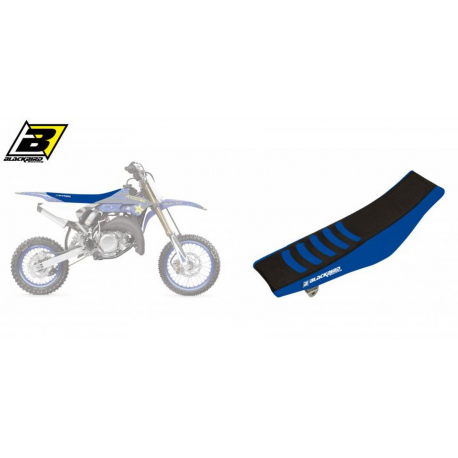 BLACKBIRD POKROWIEC/POSZYCIE NA SIEDZENIE YAMAHA YZ 65 19-20, DOUBLE GRIP, KOLOR NIEBIESKI+CZARNY