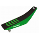 BLACKBIRD POKROWIEC/POSZYCIE NA SIEDZENIE KAWASAKI KXF 250/450 '06-'08 DOUBLE GRIP 3, KOLOR CZARNY/ZIELONY