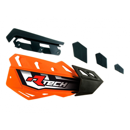 RACETECH PLASTIKI ZAMIENNE DO OSŁON RĄK (HANDBARÓW) FLX / ALU / ATV KOLOR POMARAŃCZOWY