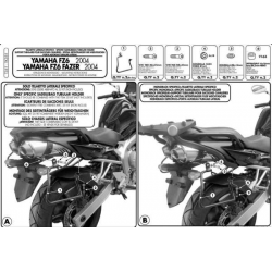 KAPPA STELAŻ POD SAKWY BOCZNE YAMAHA FZ6