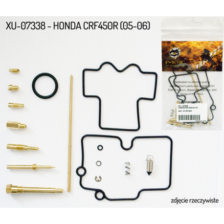 NACHMAN ZESTAW NAPRAWCZY GAŹNIKA HONDA CRF 450R '05-'06 (PSYCHIC)(26-1465)