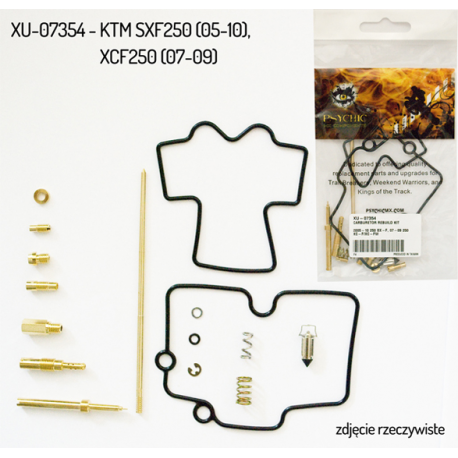 NACHMAN ZESTAW NAPRAWCZY GAŹNIKA KTM SXF 250 '05-'10, XCF 250 '07-'09 (PSYCHIC)(26-1520)