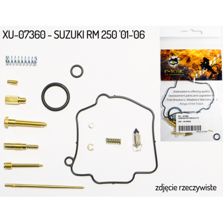 NACHMAN ZESTAW NAPRAWCZY GAŹNIKA SUZUKI RM 250 '01-'06 (PSYCHIC)(26-1174)