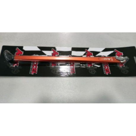 ACCEL 2020 NOWY TOWAR STOPKA BOCZNA KTM EXC/EXCF '17-20, HUSQVARNA FE/FX/TE '17-20 KOLOR POMARAŃCZOWY (ALUMINIOWA) (OEM: 7900302