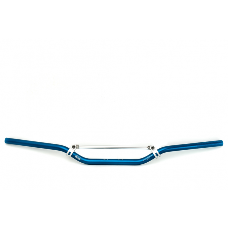 ACCEL 2020 NOWY TOWAR KIEROWNICA ALUMINIOWA Z POPRZECZKĄ (22,2MM) MX WZÓR HONDA CR NISKA KOLOR NIEBIESKI (SZER. 800MM, WYS. 71MM