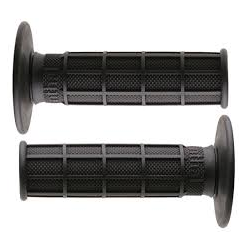 RENTHAL MANETKI MX SINGLE COMPOUND FULL DIAMOND FIRM, TWARDOŚĆ OEM, JEDNOSKŁADNIKOWE KOLOR CZARNY