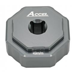 ACCEL KLUCZ DO SERWISU ZAWIESZEŃ PRZEDNICH DWUKOMOROWYCH KAYABA (KYB) ZESTAW DO ROZKRĘCANIA WKŁADU I GŁÓWNEJ NAKRĘTKI 49MM (KAYA