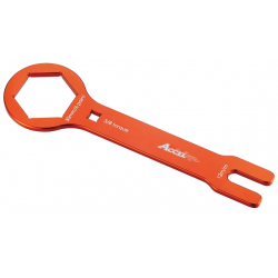 ACCEL KLUCZ DO SERWISU ZAWIESZEŃ PRZEDNICH WP SZEŚCIOKĄTNY 50MM DO ROZKRĘCANIA GÓRNYCH NAKRĘTEK AMORTYZATORA KTM, HUSQVARNA KOLO