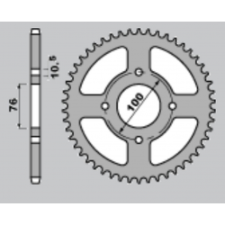 CHT WYPRZEDAŻ ZĘBATKA TYLNA 4301 43 (430143) SUZUKI LT-E LTE 250/300/500 '82-'87, LTR LT-R 500 '88-'92 , VL 250 INTRUDER '00-'04