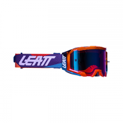LEATT (nowy kod 2022) GOGLE VELOCITY 5.5 IRIZ GOGGLE NEON ORANGE BLUE UC 26% - KOLOR POMARAŃCZOWY FLUO/FIOLETOWY/NIEBIESKI SZYBK