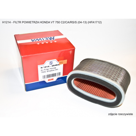 MIW (MEIWA) FILTR POWIETRZA HONDA VT 750 C2/CA/RS/S '04-'20 (HFA1712) (OEM:17213-MEG-000)