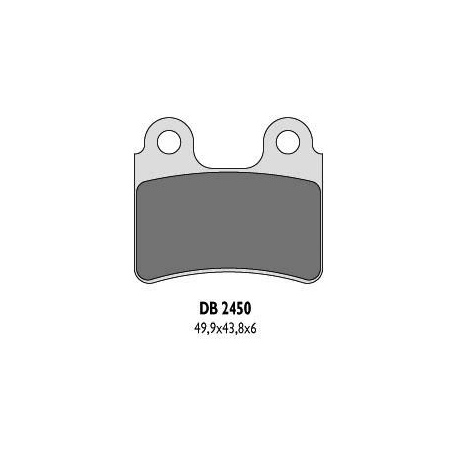 DELTA BRAKING KLOCKI HAMULCOWE KH303 - ZASTEPUJĄ DB2450QD-N I DB2450MX-N