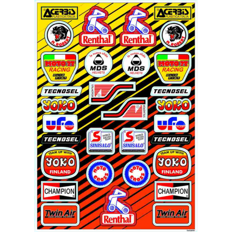 TECNOSEL KOMPLET NAKLEJEK (OKLEIN) REKLAMOWYCH