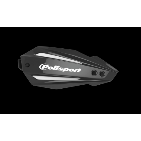 POLISPORT OSŁONY RĄK (HANDBARY) MODEL BULLIT FULL WRAP AROUND Z UNIWERSALNYM ZESTAWEM MONTAŻOWYM 22/28 KOLOR CZARNY