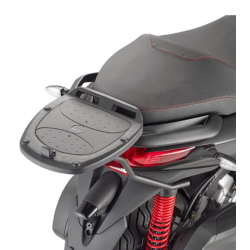 KAPPA 2022/03 STELAŻ KUFRA CENTRALNEGO PIAGGIO MP3 YOURBAN 125/300, HPE 300 '11-'21 (BEZ PŁYTY)