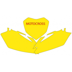 Blackbird, sada tapet pod sportovní čísla, CRF 450R '09-'12 (11), CRF 250R '10-'13 - (výprodej)