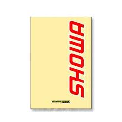 BLACKBIRD KOMPLET NAKLEJEK (OKLEIN) NA TELESKOPY SHOWA (TRANSP.) 2 SZT