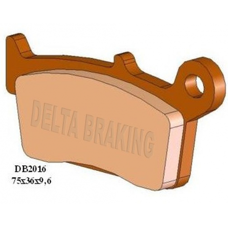 DELTA BRAKING 2022/06 KLOCKI HAMULCOWE TYŁ KH131/3 / KH233 HONDA NSR 50 MINI '00-'09, XZ 50/100 '09-'19, NSF 250R '11-, CRF 230