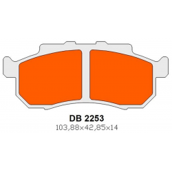 DELTA BRAKING 2022/06 KLOCKI HAMULCOWE PRZÓD KH476 / KH477 TRIUMPH ROCKET III 2500 '19-'22, HONDA MUV 700 BIG RED '09,