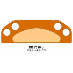 DELTA BRAKING 2022/06 KLOCKI HAMULCOWE LEWY PRZÓD (HAMULEC PARKINGOWY) KH659 POLARIS RANGER EV ELECTRIC '10-'22, RANGER 500 '08-