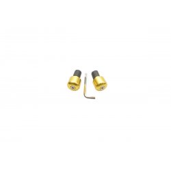 V PARTS (VICMA) KOŃCÓWKI KIEROWNICY 17,5 MM KOLOR ZŁOTY, (ZASTOSOWANIE UNIWERSALNE) (617OR)