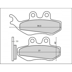 BRENTA KLOCKI HAMULCOWE KH194