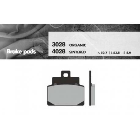 BRENTA KLOCKI HAMULCOWE KH301 (SKUTERY APRILIA 125)