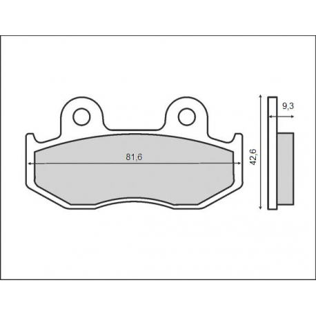 BRENTA KLOCKI HAMULCOWE KH323 / KH92
