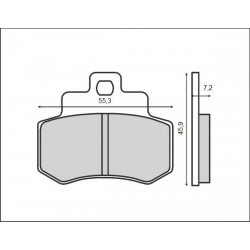 BRENTA KLOCKI HAMULCOWE KH356 (KYMCO)