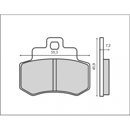 BRENTA KLOCKI HAMULCOWE KH356 (KYMCO)