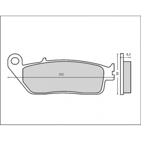 BRENTA KLOCKI HAMULCOWE KH226 / KH142