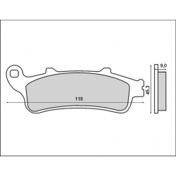 BRENTA KLOCKI HAMULCOWE KH388