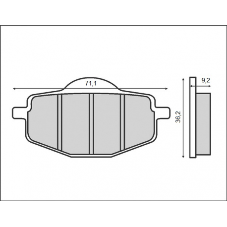 BRENTA KLOCKI HAMULCOWE KH101