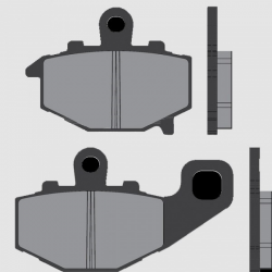 BRENTA KLOCKI HAMULCOWE KH192 TYŁ KAWASAKI