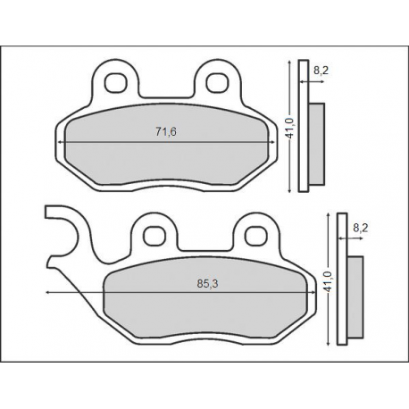 BRENTA KLOCKI HAMULCOWE KH264