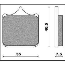 BRENTA KLOCKI HAMULCOWE KH322/4